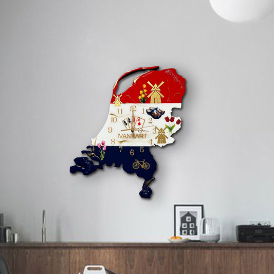 Netherlands Wall Clock