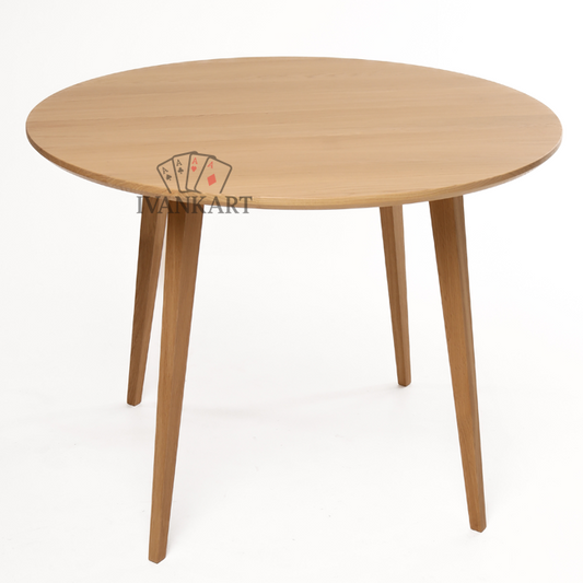 Oak Round Dining Table