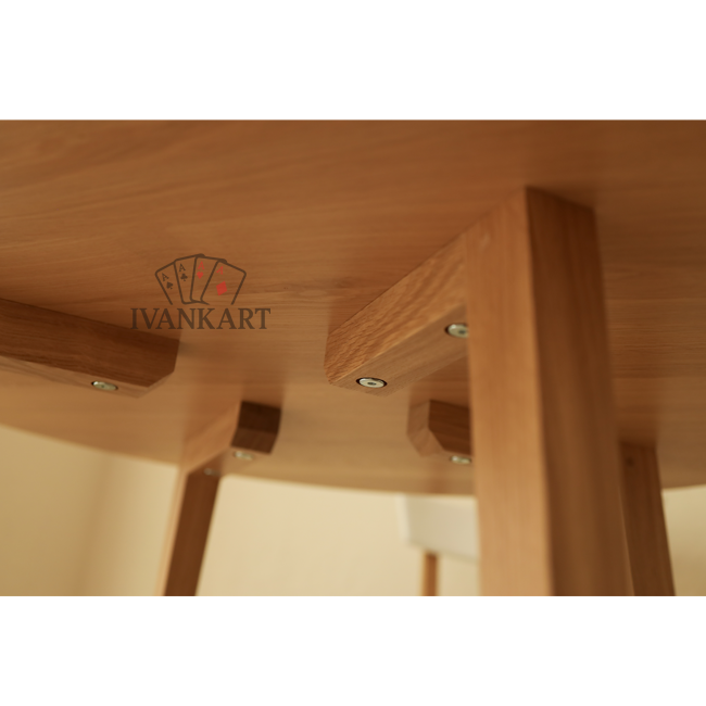 Oak Round Dining Table