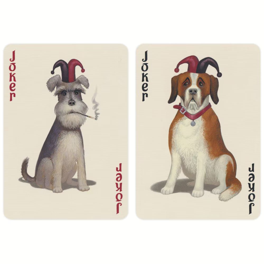 Bicycle Poker Dogs Playing Cards