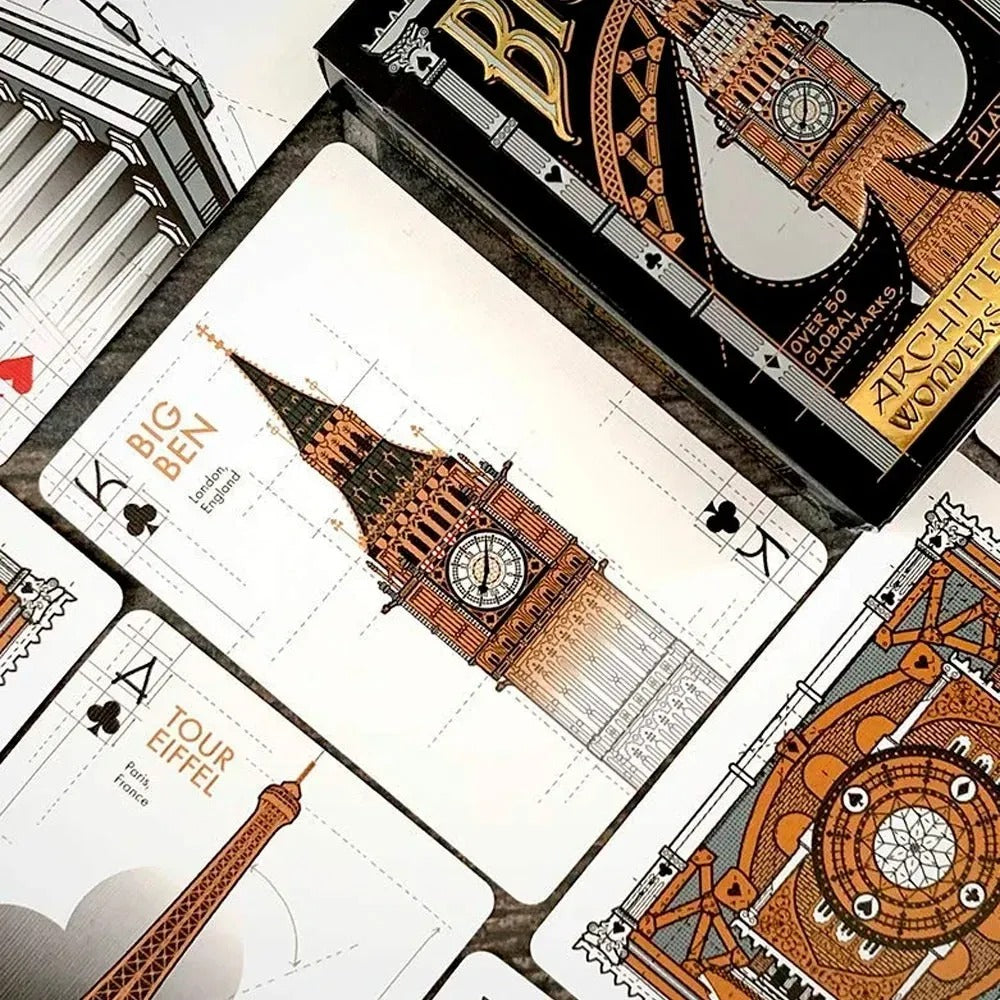 Bicycle Architectural Wonders of the World Playing Cards