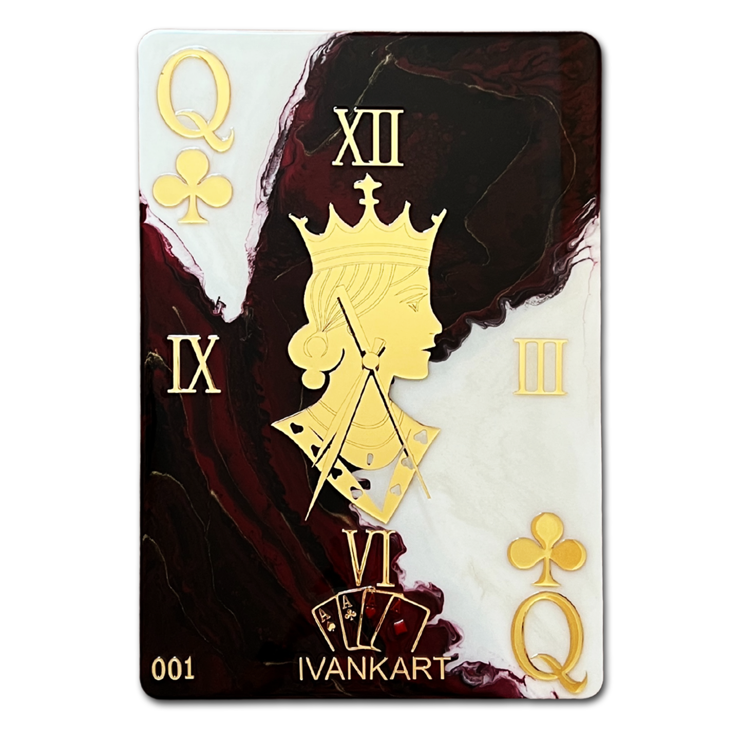 Queen of Clubs Poker Clock