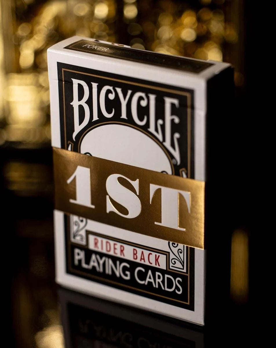 Bicycle 1st Rider Back Black Playing Cards