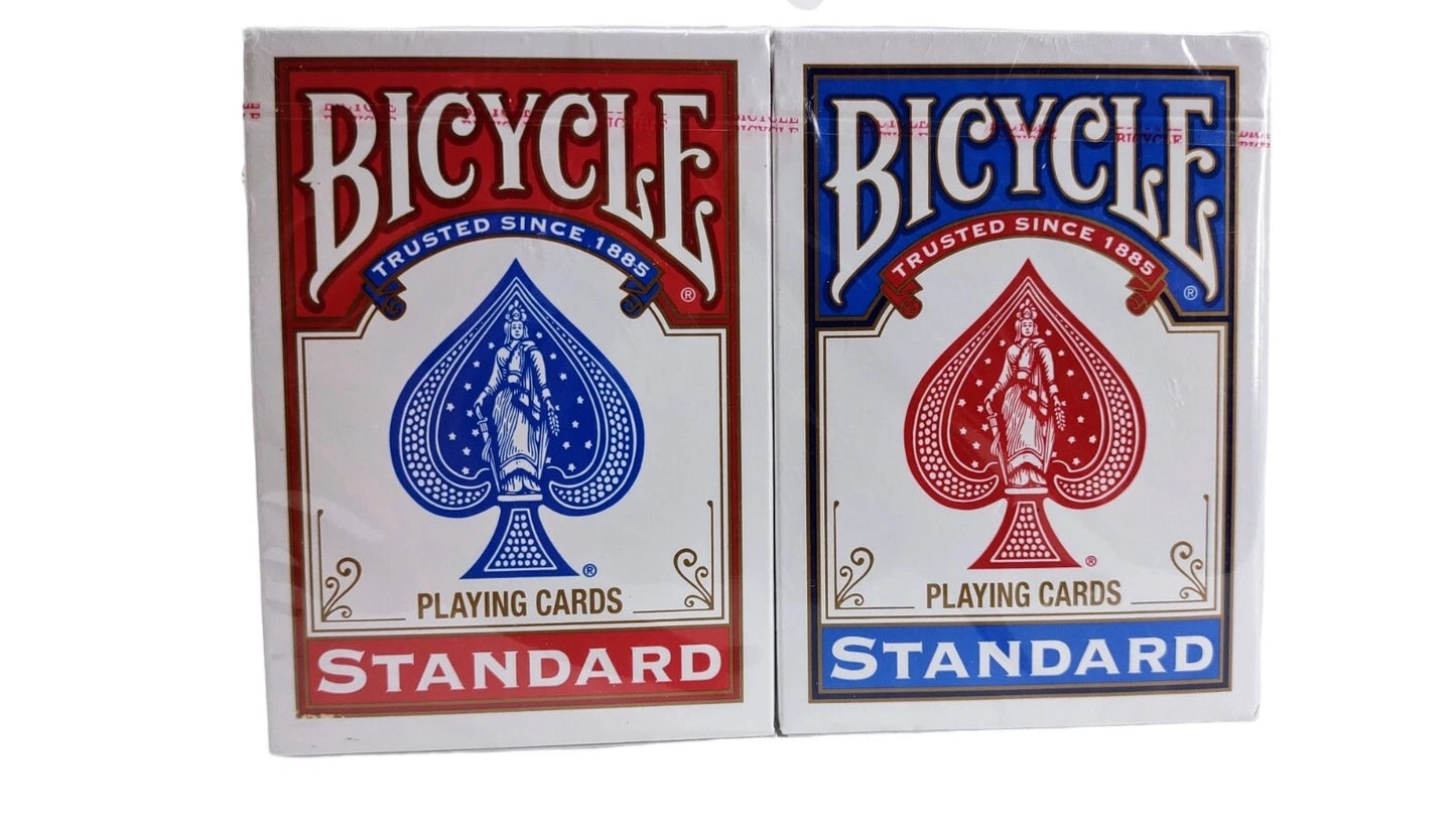 Bicycle Standard  2 Pack (Red & Blue) Playing Cards