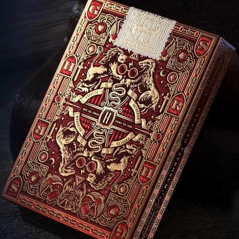 Theory 11 Harry Potter Red Gryffindor Playing Cards
