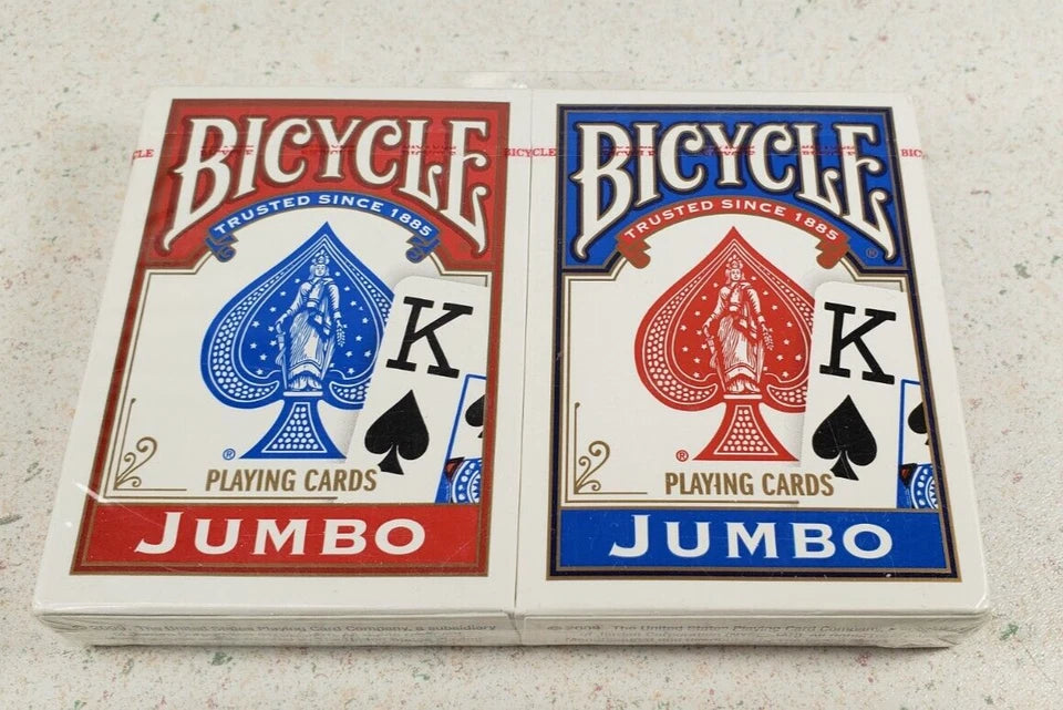 Bicycle Jumbo Index 2 Pack (Red & Blue) Playing Cards