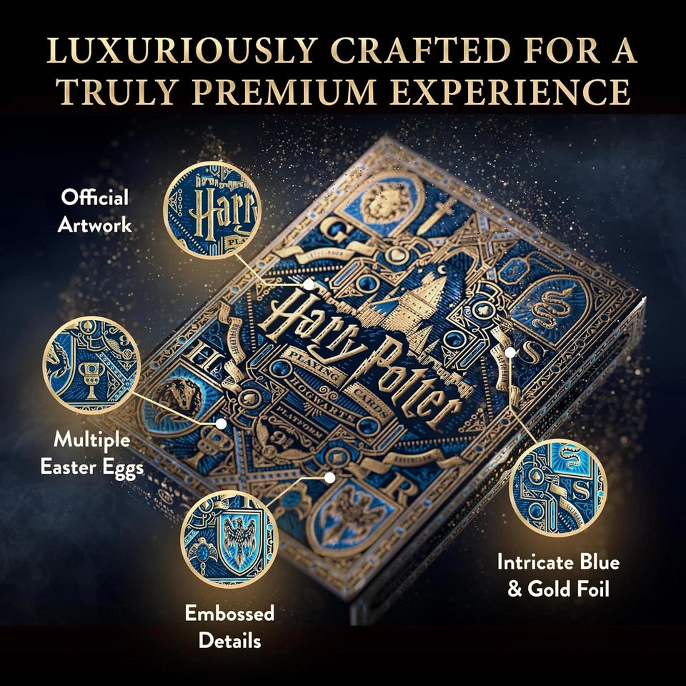 Theory 11 Harry Potter Blue Ravenclaw Playing Cards