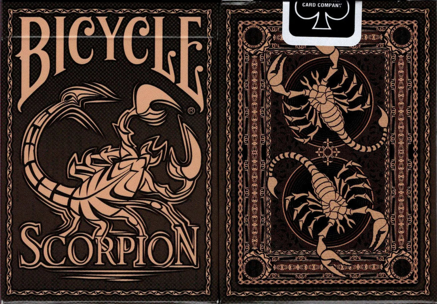 Bicycle Scorpion Brown Limited Edition Playing Cards