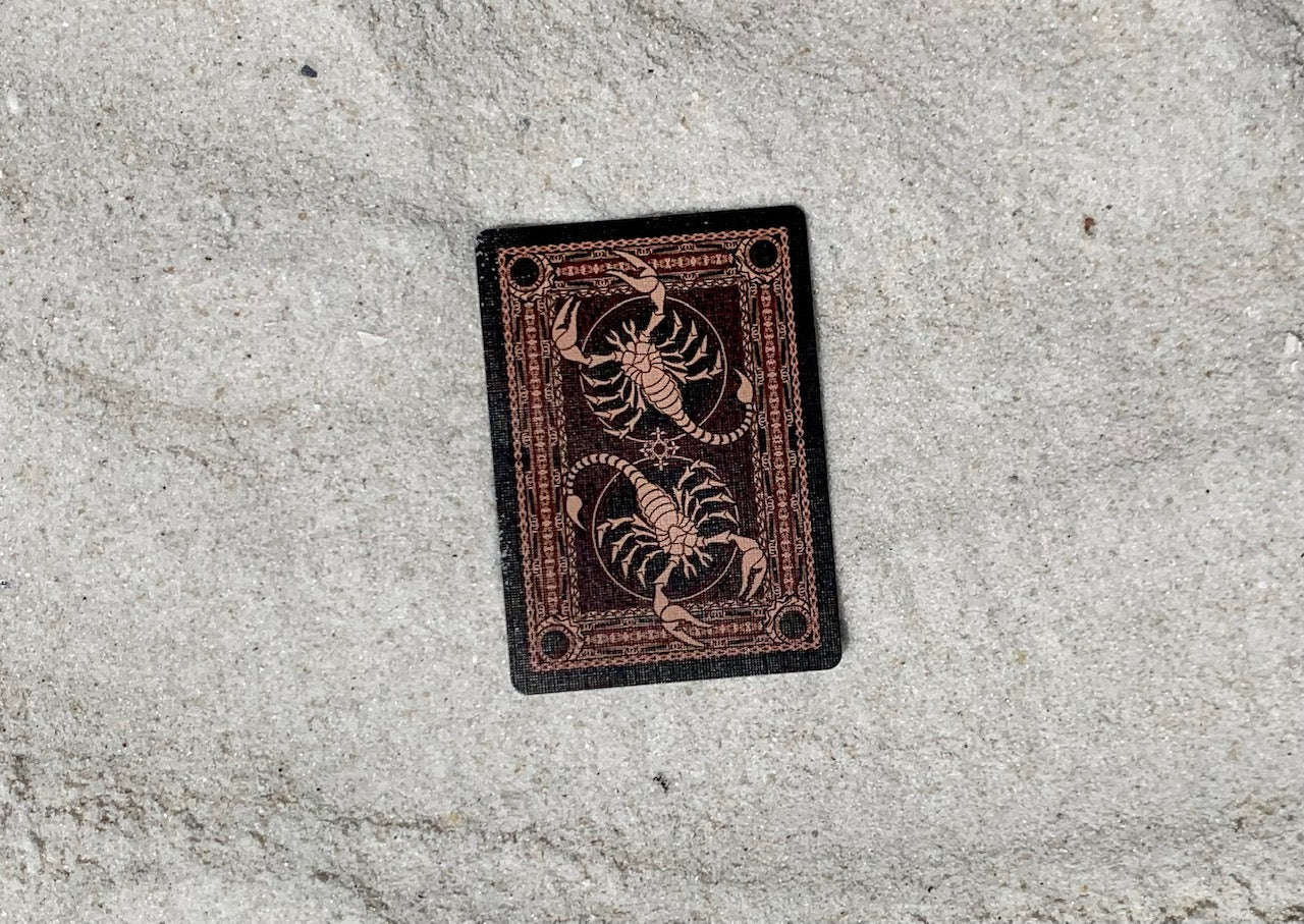 Bicycle Scorpion Brown Limited Edition Playing Cards