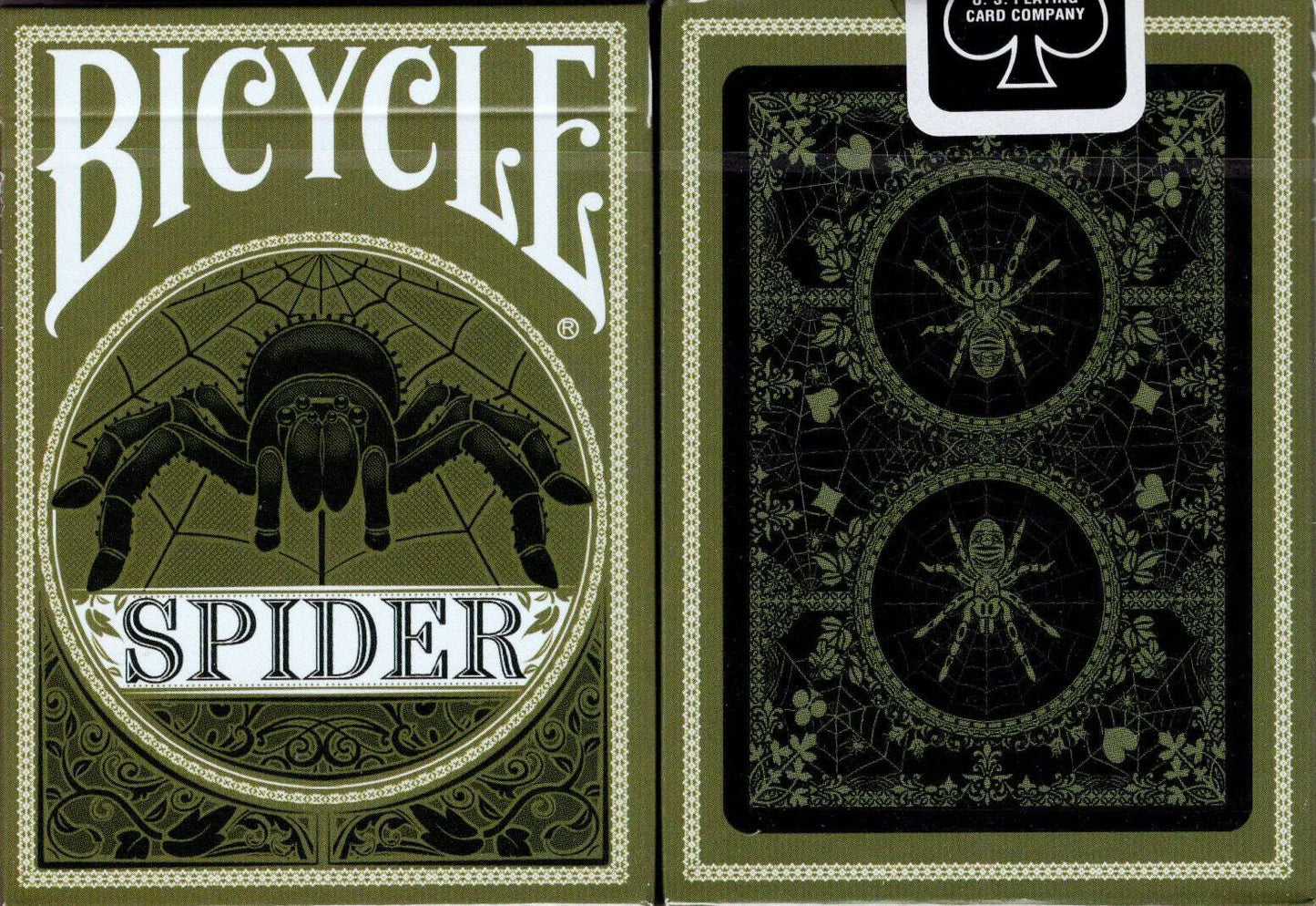 Bicycle Spider Green Limited Edition Playing Cards