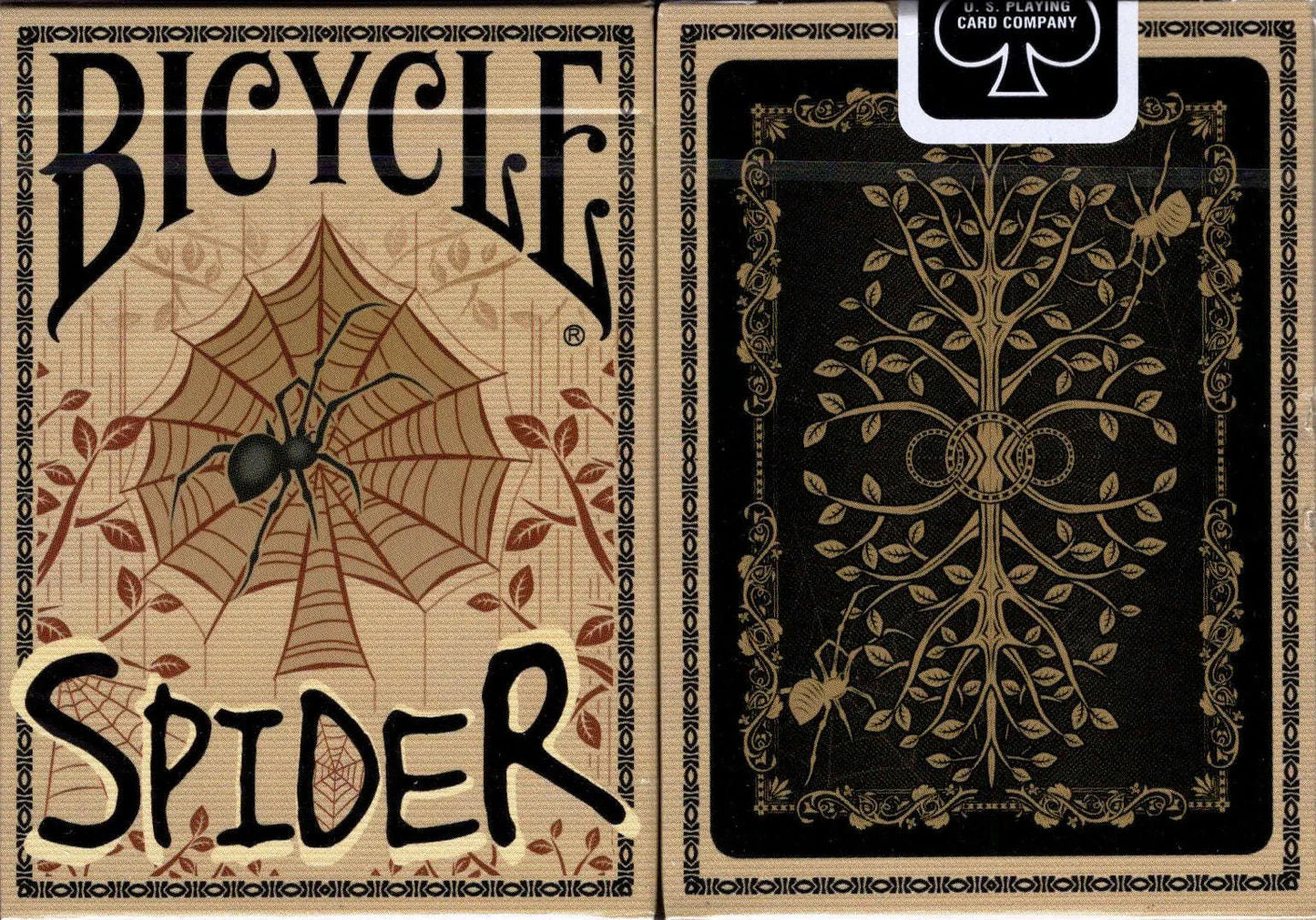 Bicycle Spider Tan Limited Edition Playing Cards