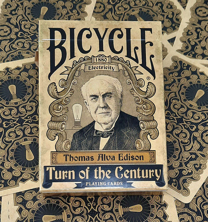 Bicycle Turn of the Century Electricity Playing Cards