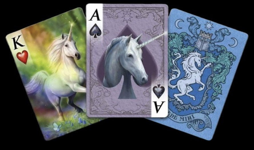 Bicycle Unicorns Playing Cards