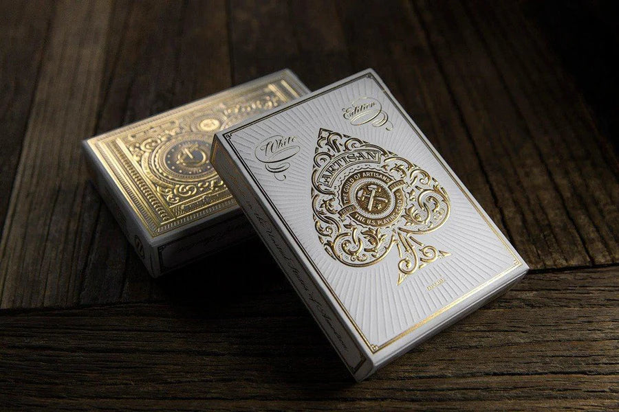 Theory 11 Artisan White Luxury Edition Playing Cards