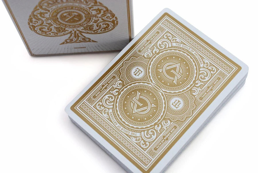 Theory 11 Artisan White Luxury Edition Playing Cards