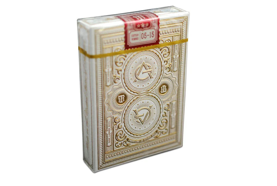 Theory 11 Artisan White Luxury Edition Playing Cards
