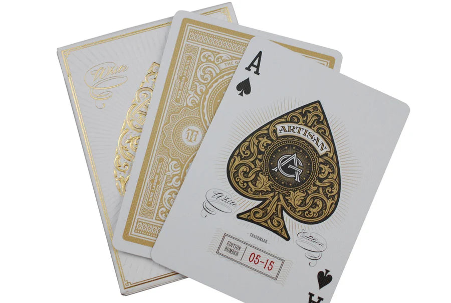 Theory 11 Artisan White Luxury Edition Playing Cards