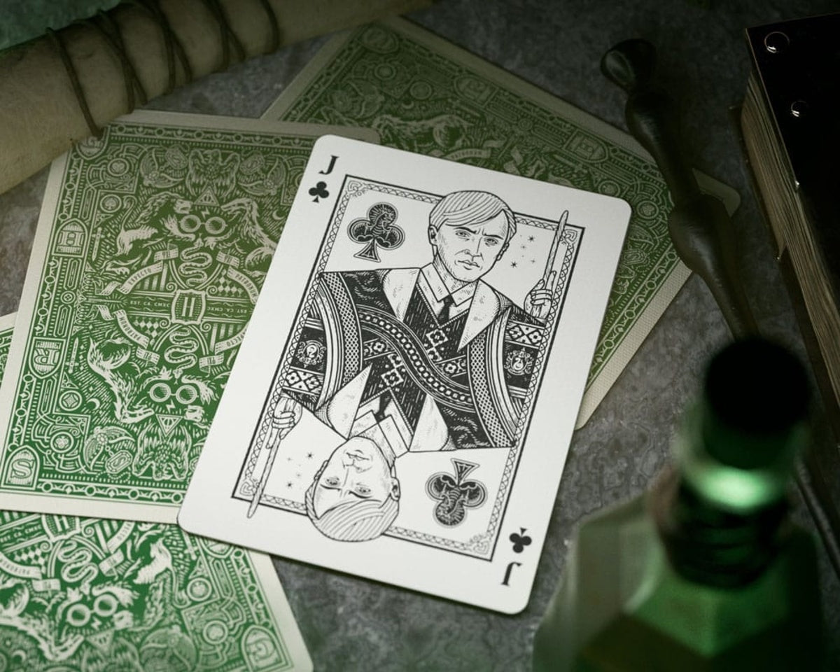 Theory 11 Harry Potter Green Slytherin Playing Cards